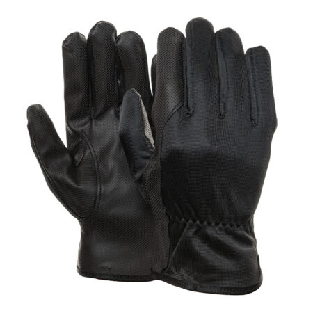 Must nailon/PU sõrmkinnas - 11