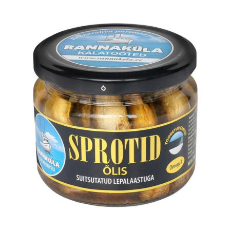 Rannaküla sprotid õlis 250g (klaas)