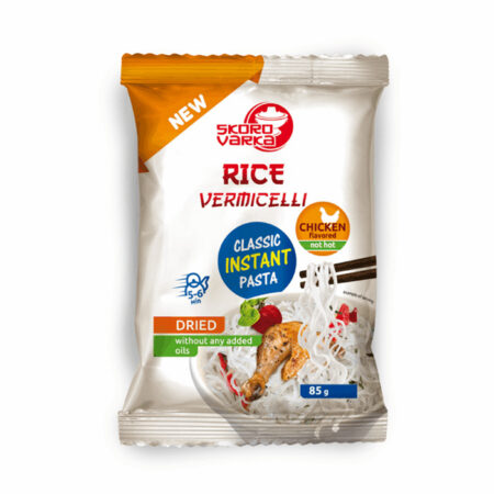 Kiirriisinuudlid 'Skorovarka' kanaga 85g