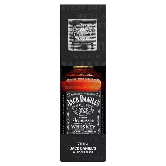 Jack Daniel's Tennessee Whiskey 40% 0,7L Klaasiga