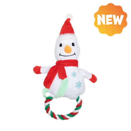 UNIQ PETS koeramänguasi lumememme rõngas piiksutajaga 25x35cm