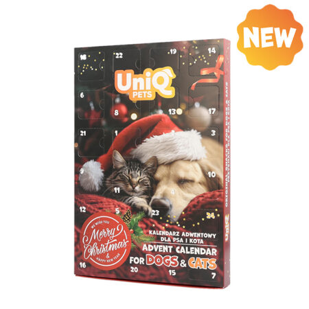 UNIQ PETS jõulukalendrikarp snäkkidega koertele/kassidele