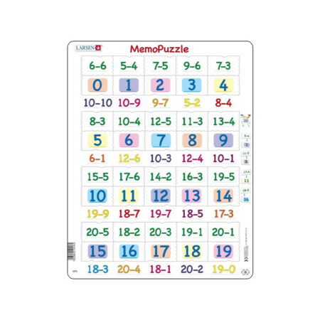 Puzzle Lahutamine 0-20 MAXI