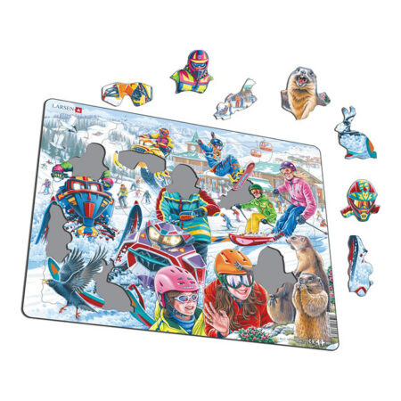 Puzzle Lumelauaga mäel MAXI