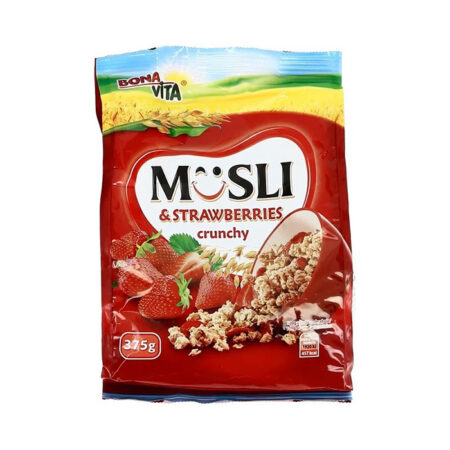 Bona vita müsli maasikatega 375g