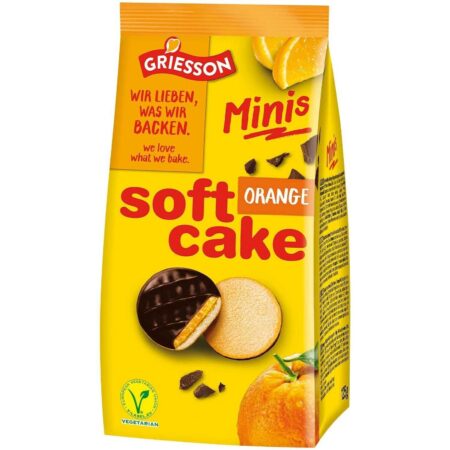 Griesson mini küpsised apelsinitäidisega 125 g