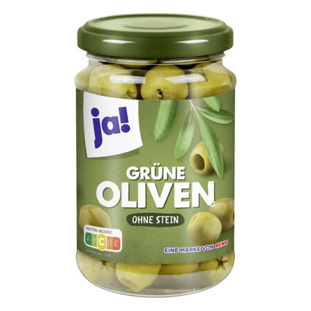 Да! Зеленые оливки без косточек, банка 320 г