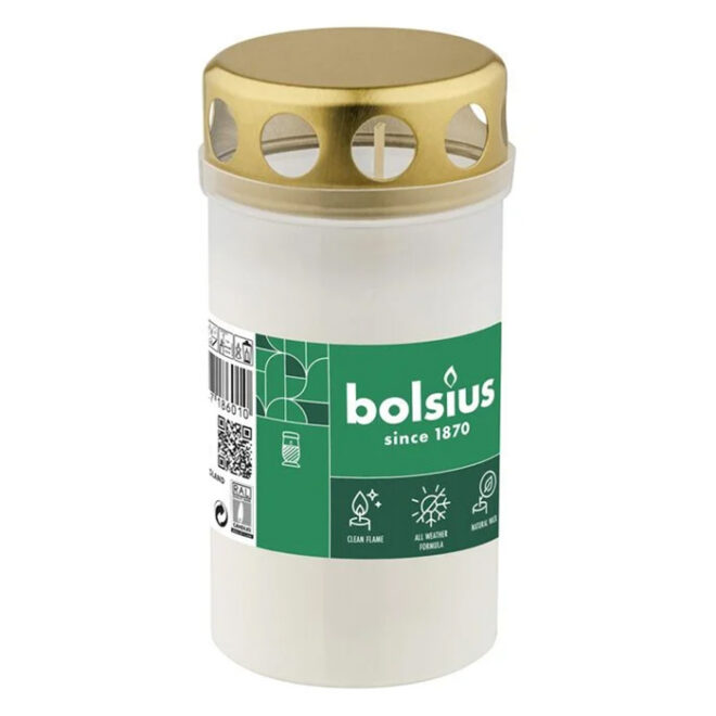 Kalmuküünal kaanega 36h, valge