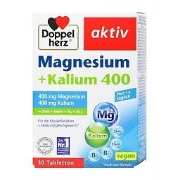 Doppelherz Magneesium + Potassium 400 30 tabletti