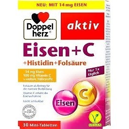 Doppelherz rauatabletid 30 tabletti mini 11,8g