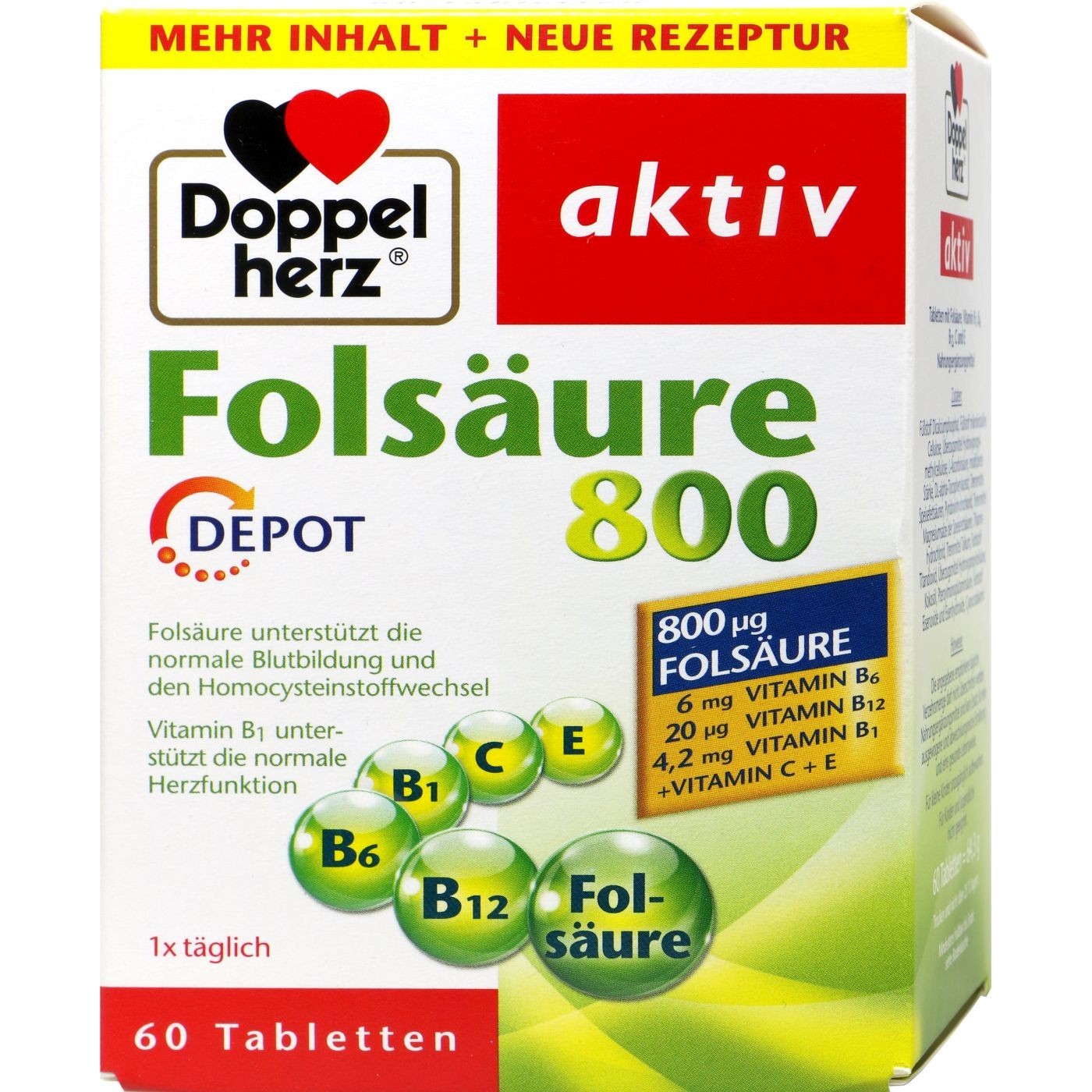 Doppelherz foolhape 800 60 minitabletti